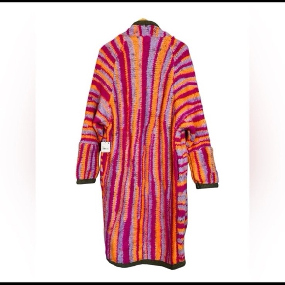 Free People Pink and Orange Knit Sweater - Picture 9 of 12